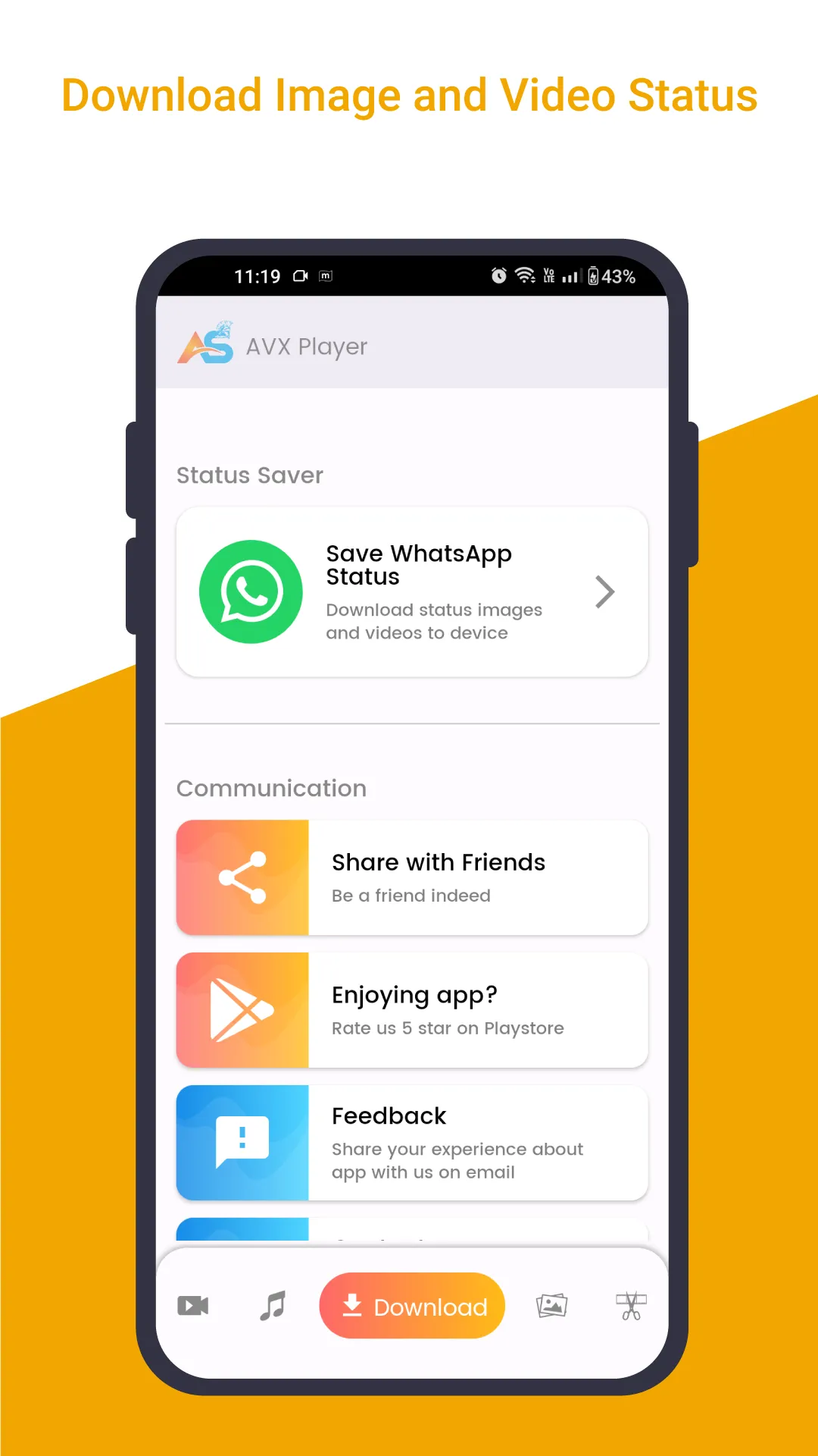 AVX Player Support All Formats | Indus Appstore | Screenshot