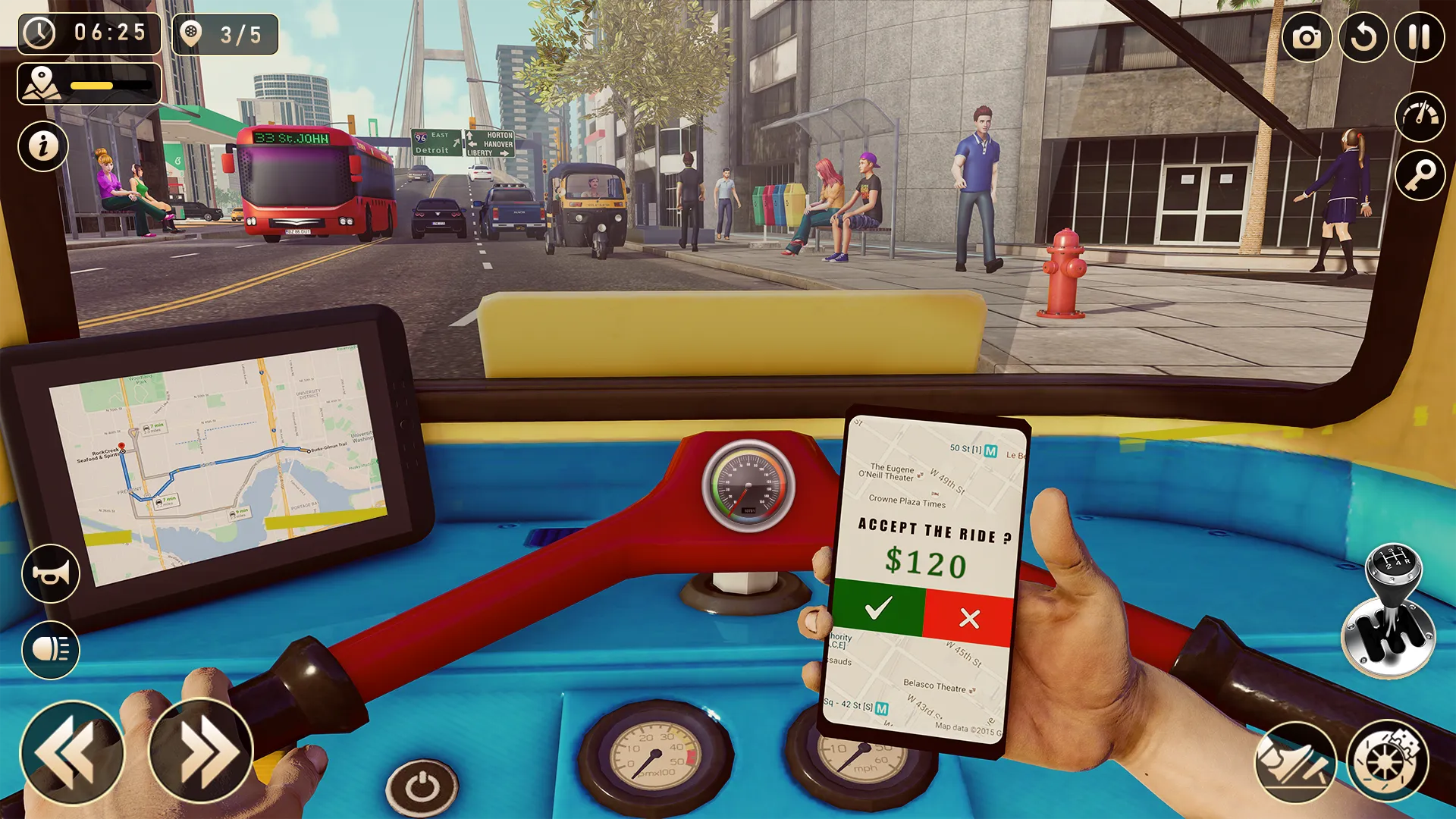 Tuk Tuk Rickshaw Driving Sim | Indus Appstore | Screenshot