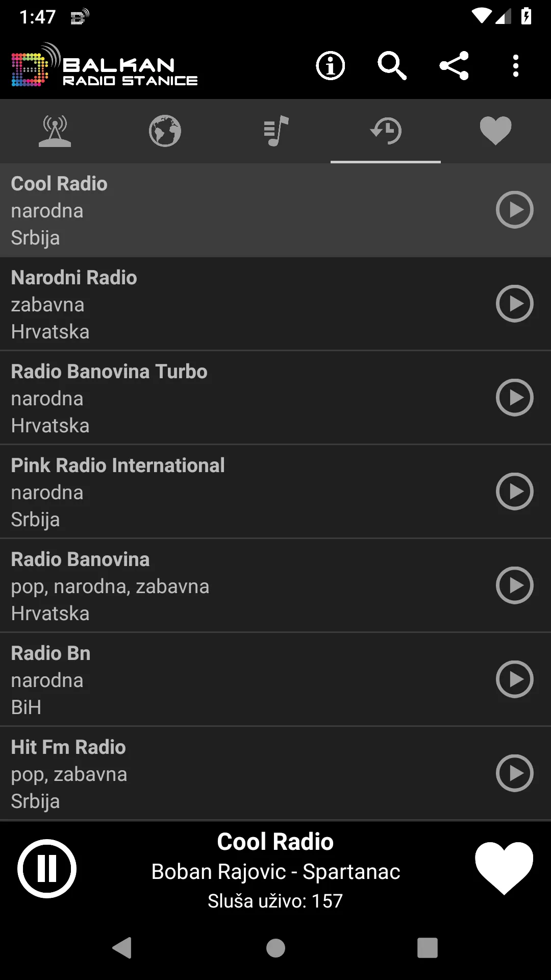 Balkan Radio Stanice | Indus Appstore | Screenshot