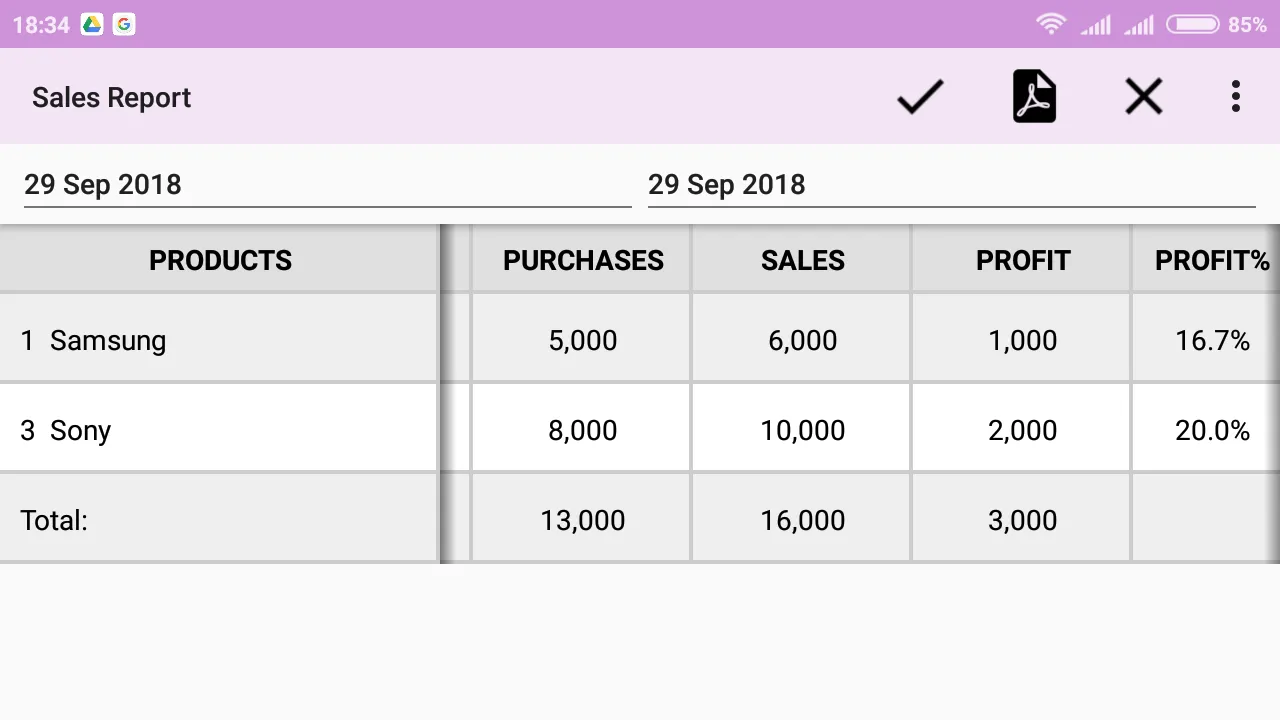 Sales System | Indus Appstore | Screenshot