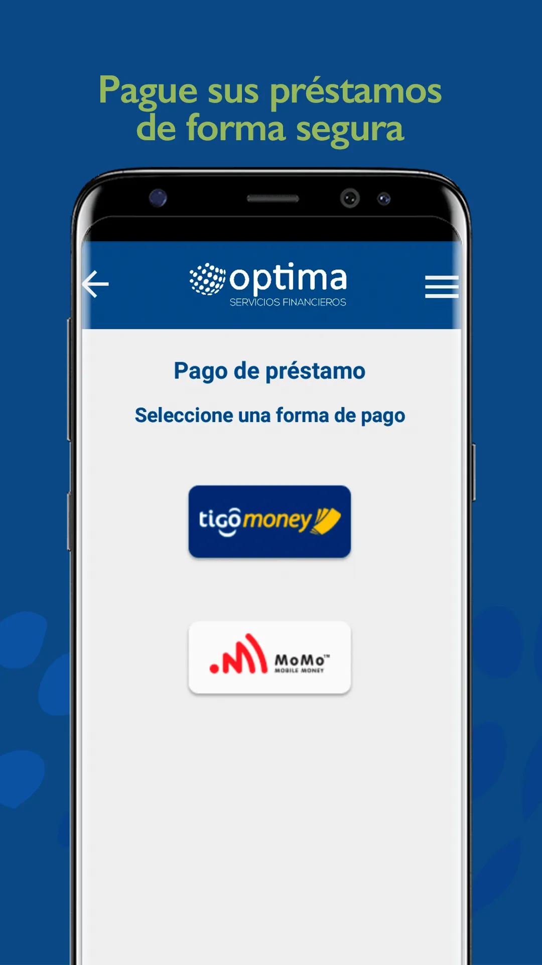 Optima Móvil | Indus Appstore | Screenshot