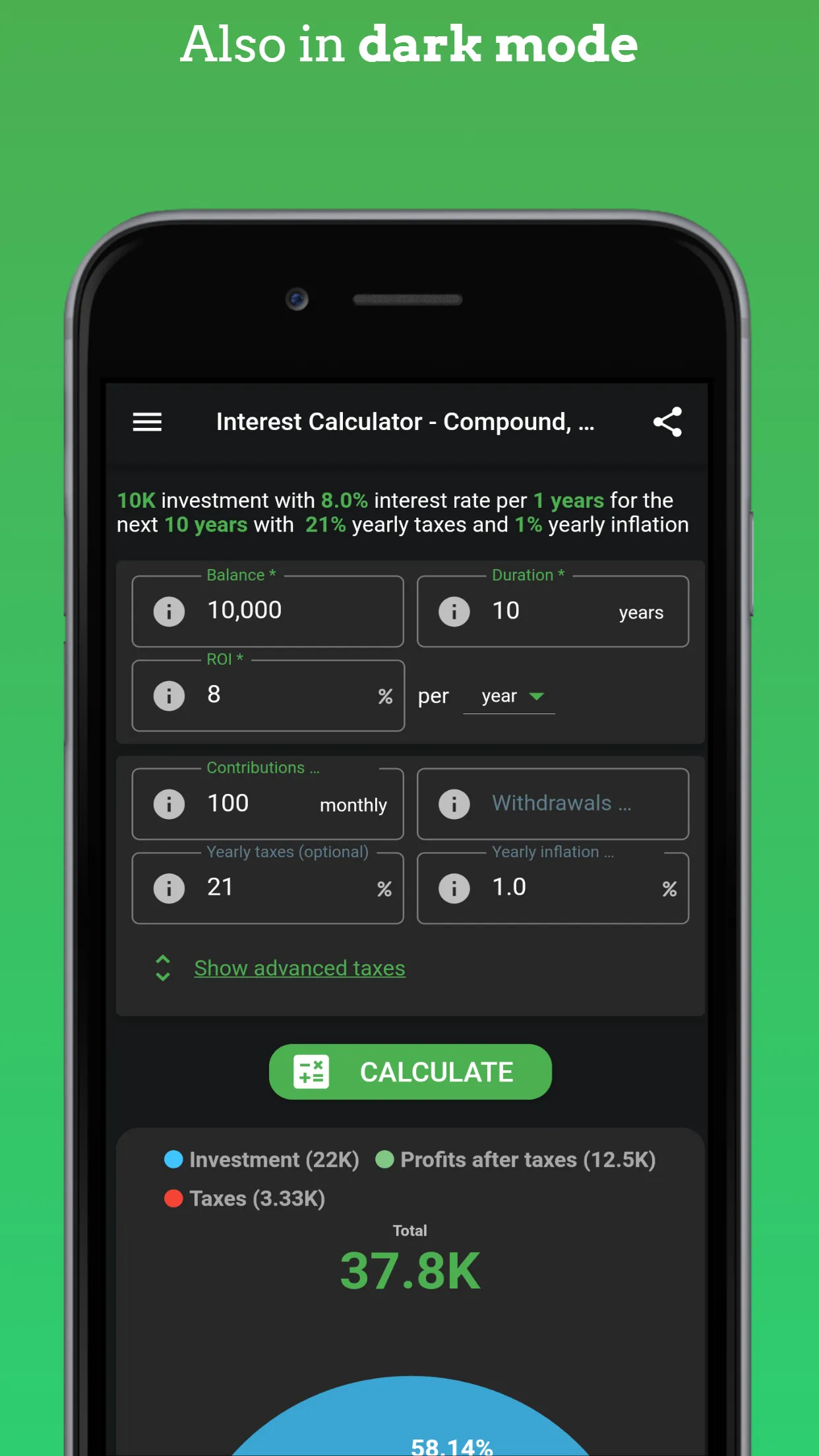 Compound Interest Calculator | Indus Appstore | Screenshot