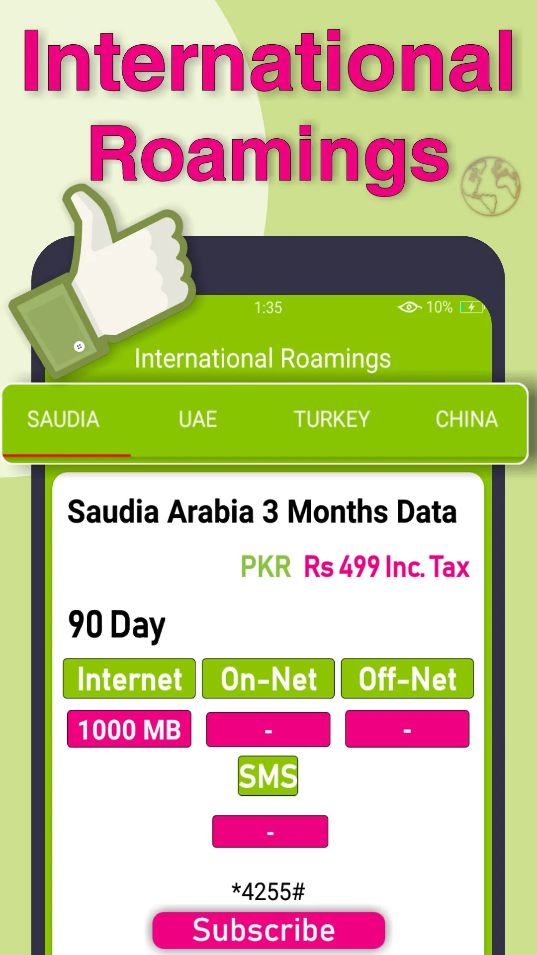 Zong Packages 2024: Internet | Indus Appstore | Screenshot