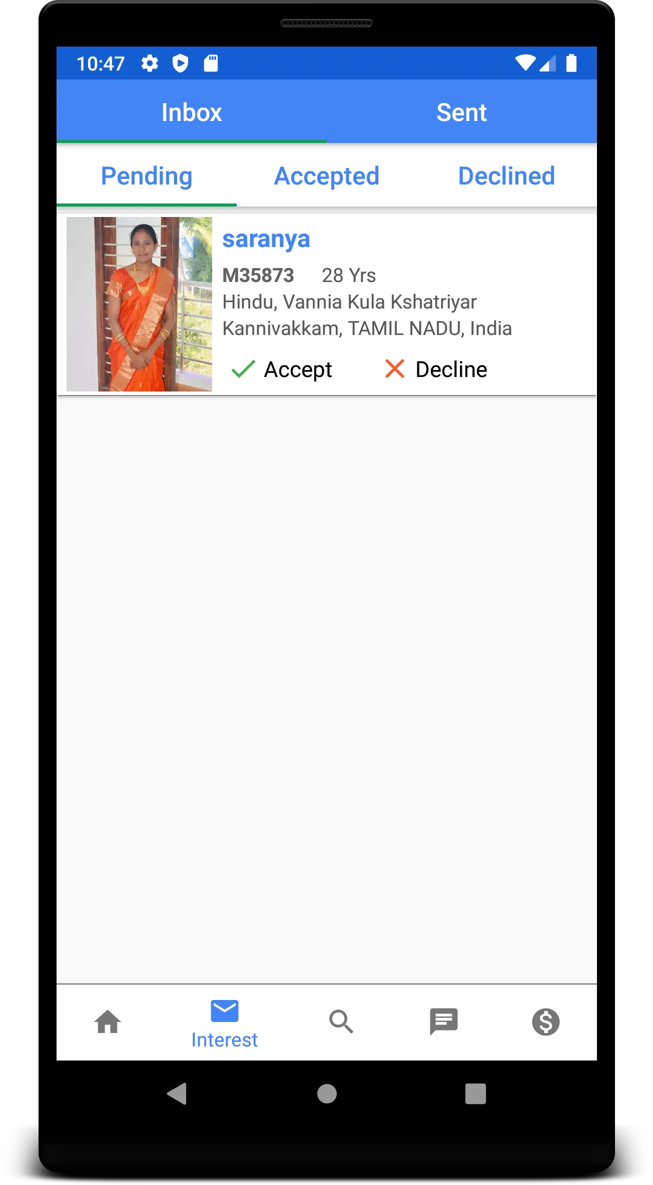 Mahaaruth Matrimony | Indus Appstore | Screenshot