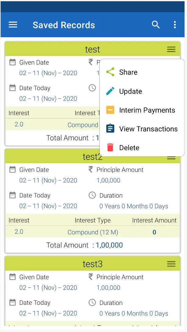 Village Interest Calculator | Indus Appstore | Screenshot