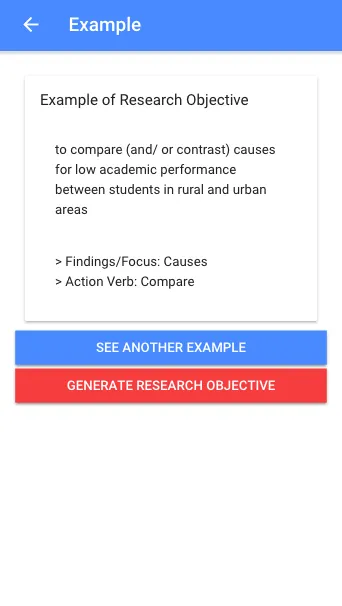 Research Objectives Aid | Indus Appstore | Screenshot