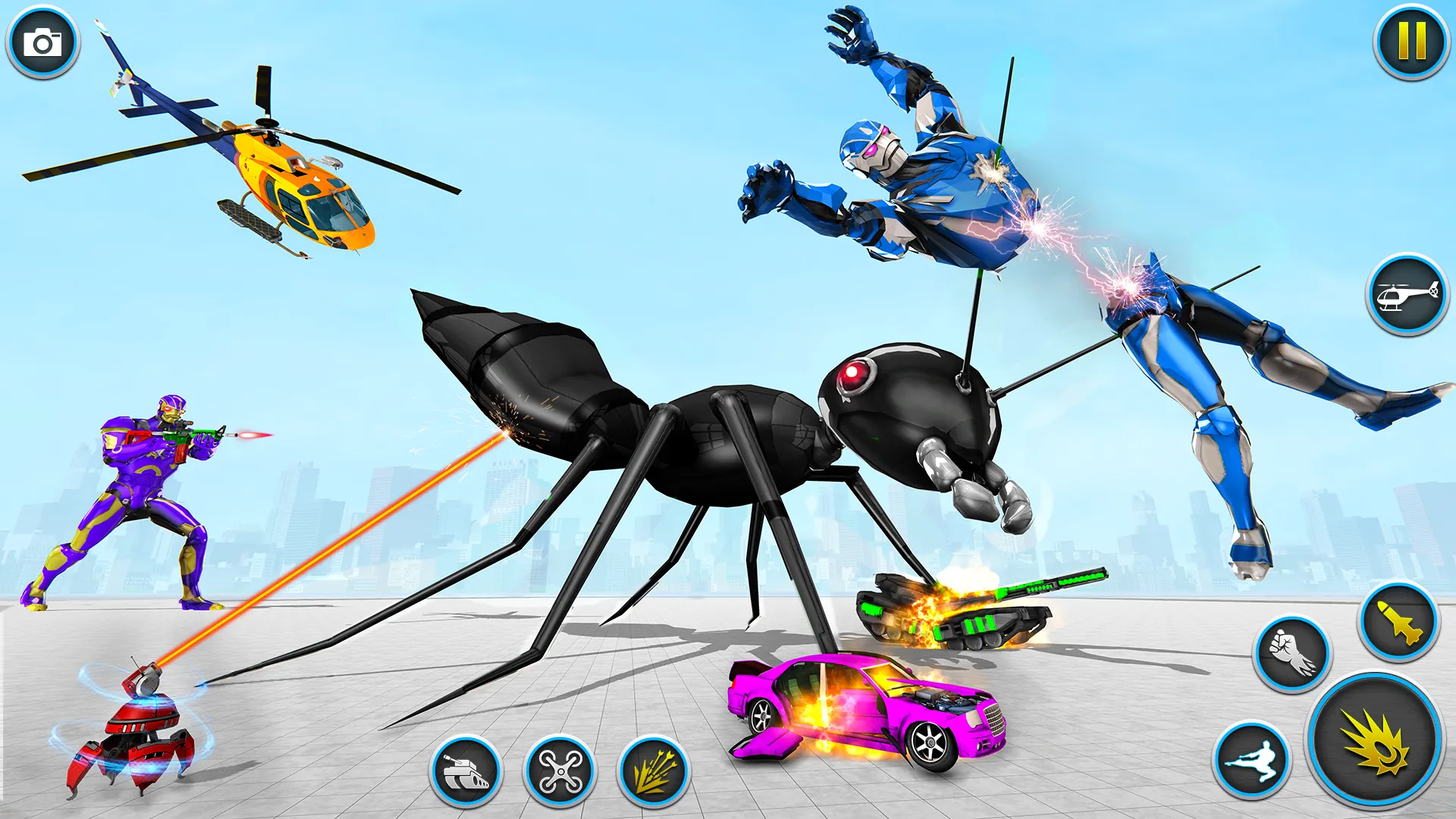 Ant Robot Car Game: Robot Game | Indus Appstore | Screenshot