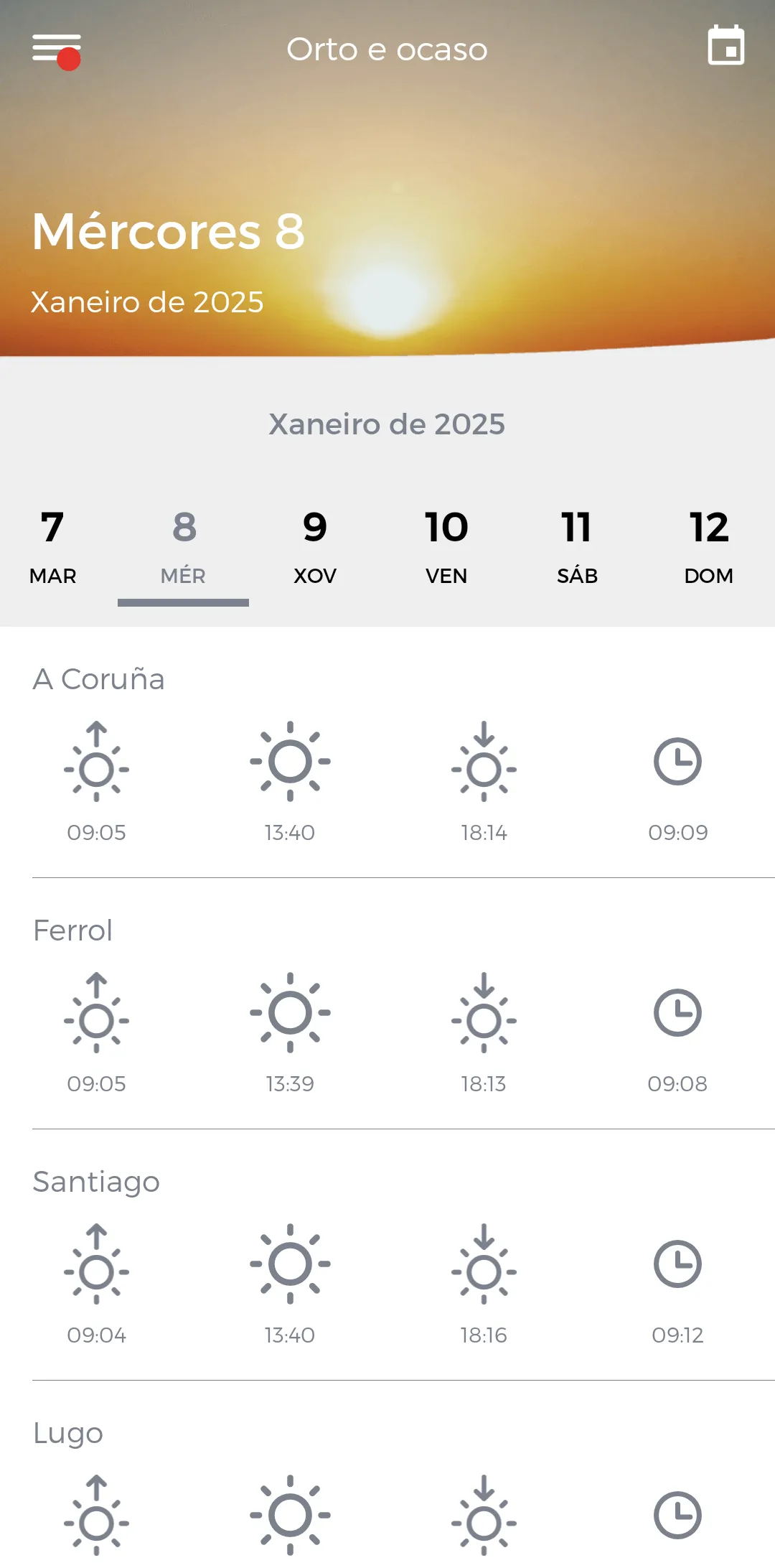 MeteoGalicia | Indus Appstore | Screenshot