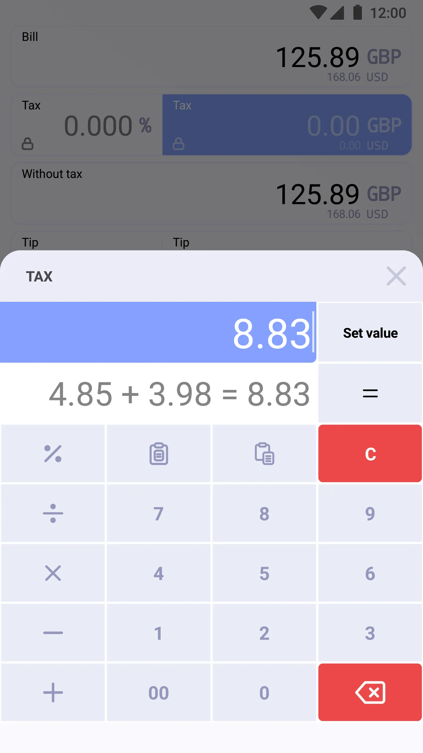 Ultimate Tip Calculator | Indus Appstore | Screenshot