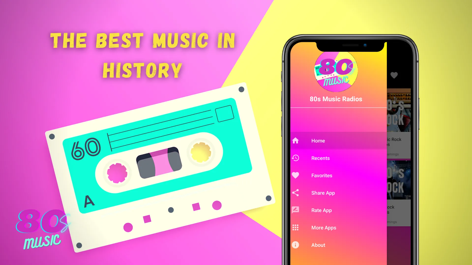 80s Music Hits Songs Radios | Indus Appstore | Screenshot