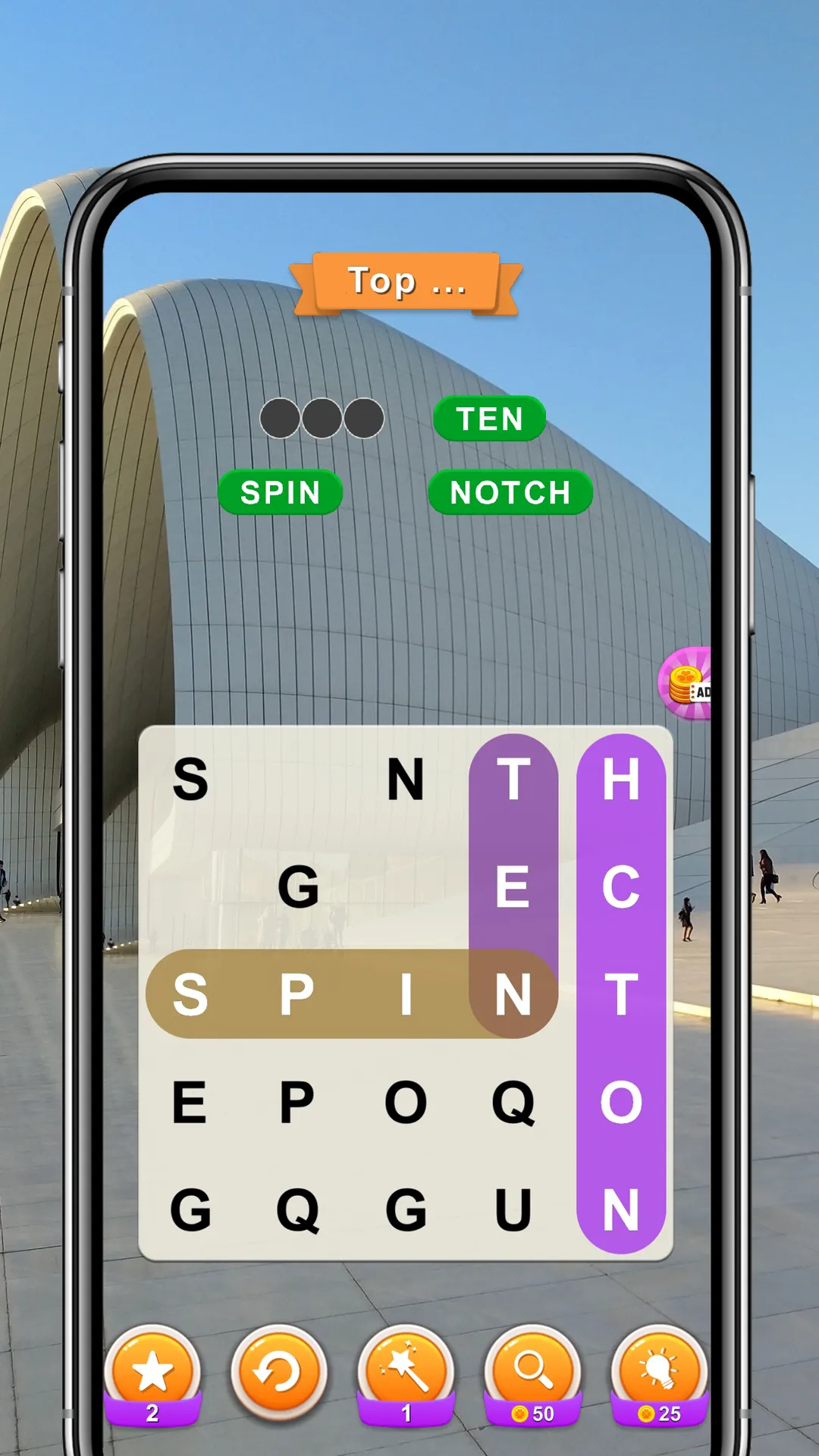 AZWORD Word Search | Indus Appstore | Screenshot