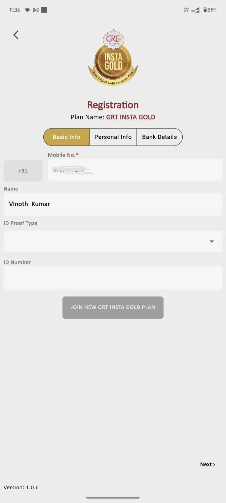 GRT InstaGold | Indus Appstore | Screenshot