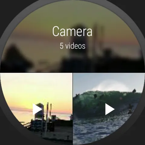 Video Gallery for Wear OS | Indus Appstore | Screenshot