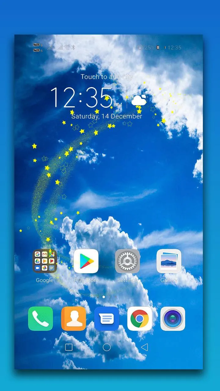 Blue Sky Live Wallpaper | Indus Appstore | Screenshot