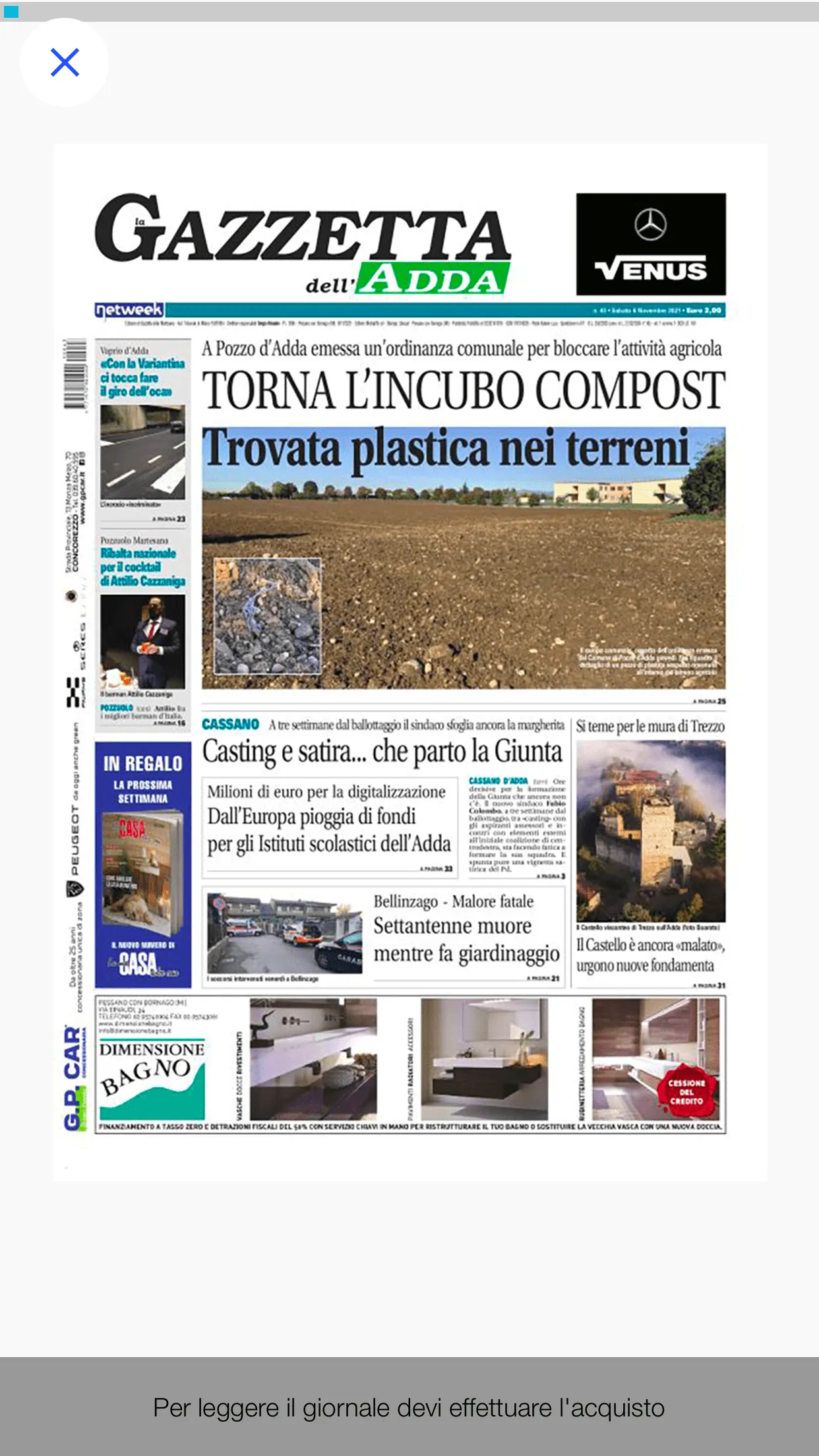 Gazzetta dell'Adda | Indus Appstore | Screenshot