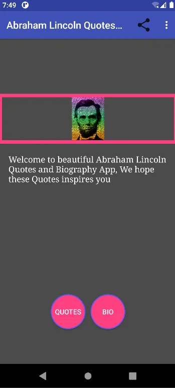 Abraham Lincoln Quotes and Bio | Indus Appstore | Screenshot