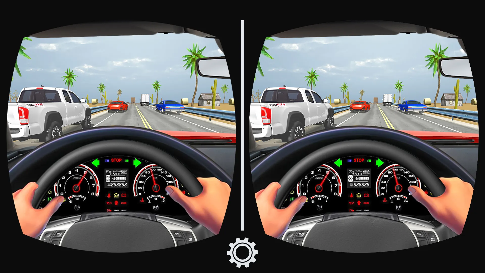 VR Traffic Racing In Car Drive | Indus Appstore | Screenshot