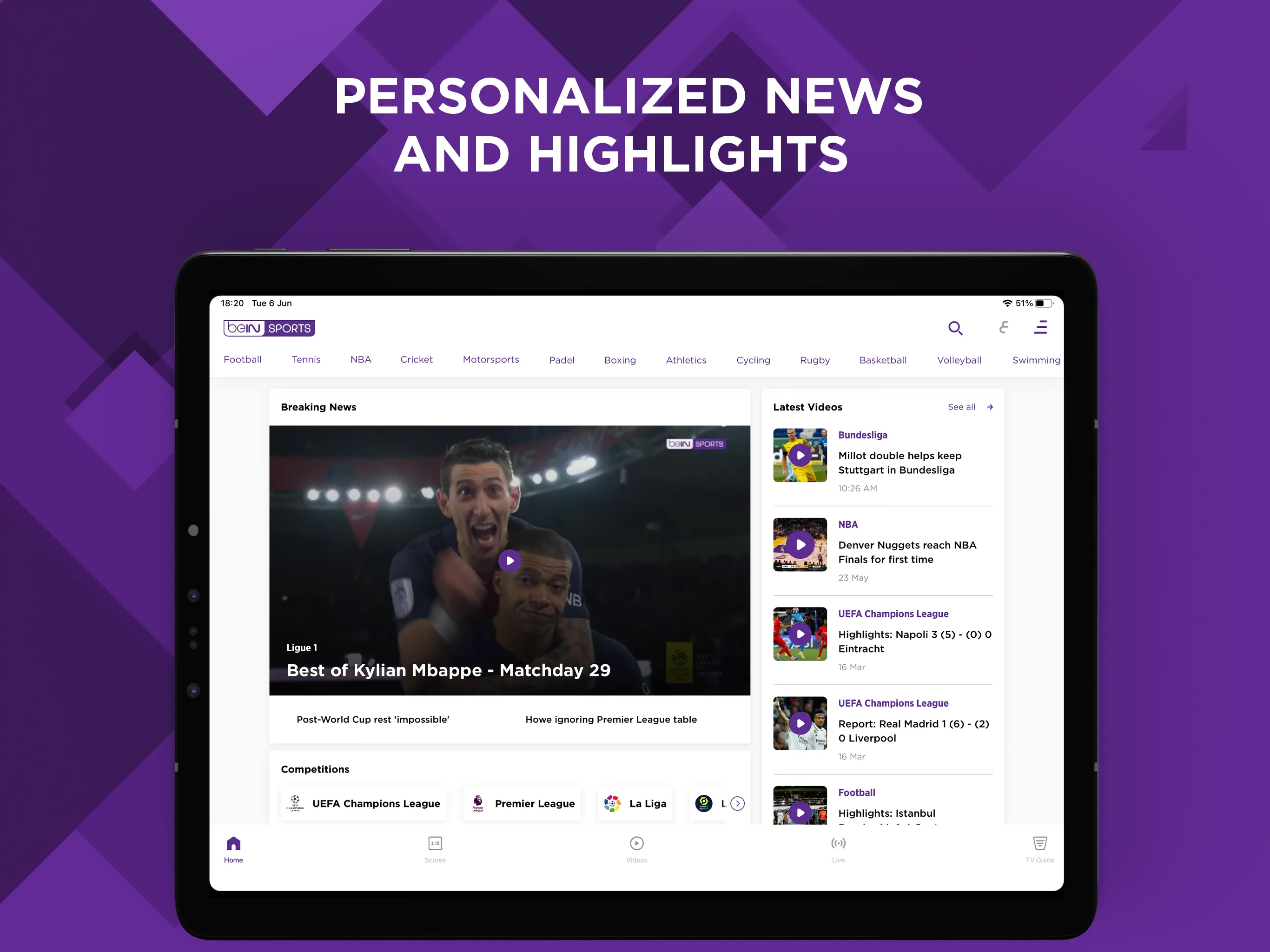 beIN SPORTS | Indus Appstore | Screenshot