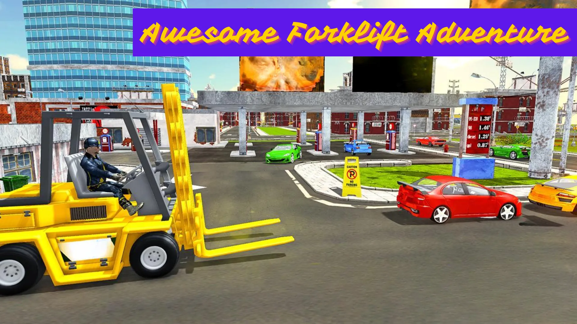 Forklift Driver- Park Cars | Indus Appstore | Screenshot