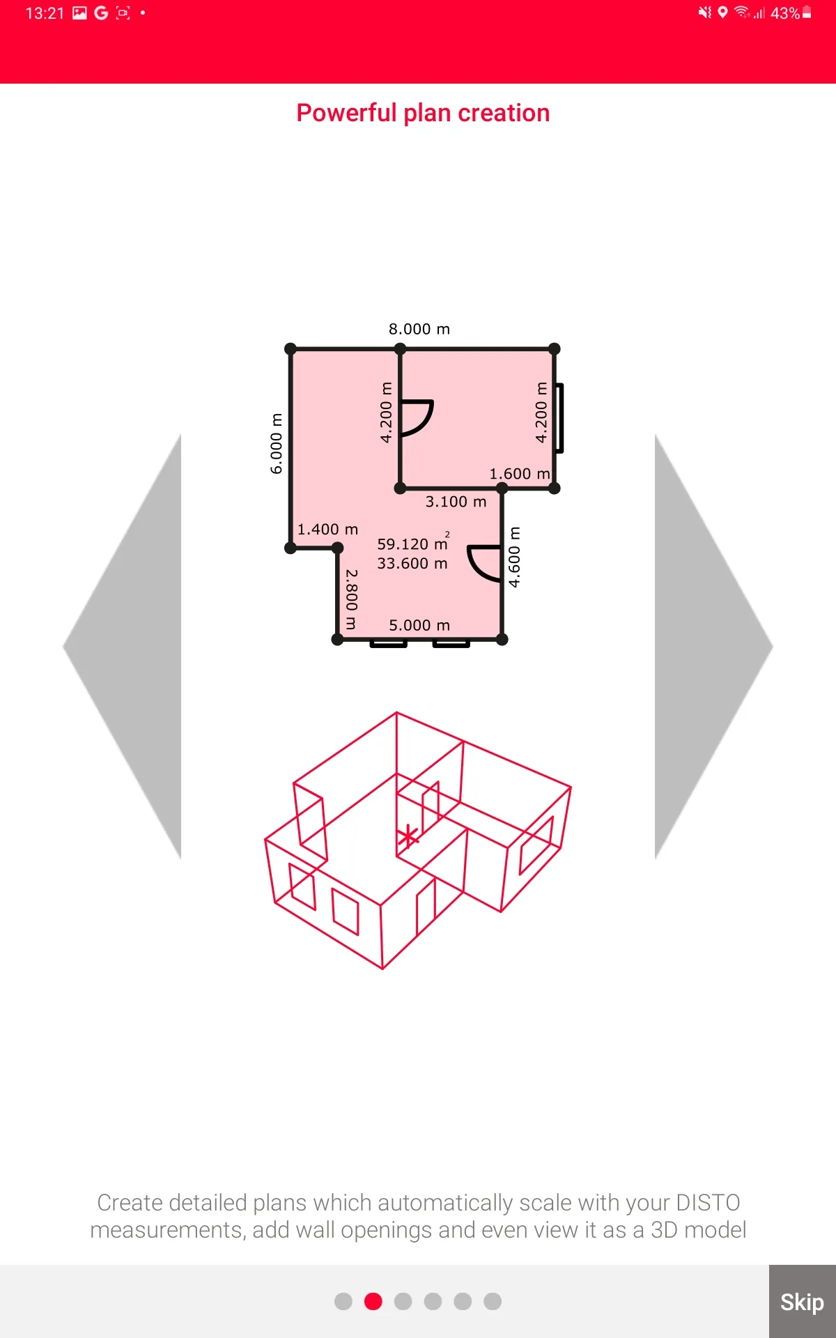 Leica DISTO™ Plan | Indus Appstore | Screenshot