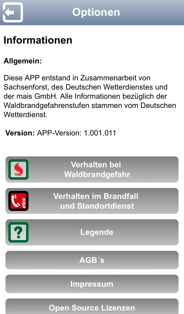 Waldbrandgefahr Sachsen | Indus Appstore | Screenshot