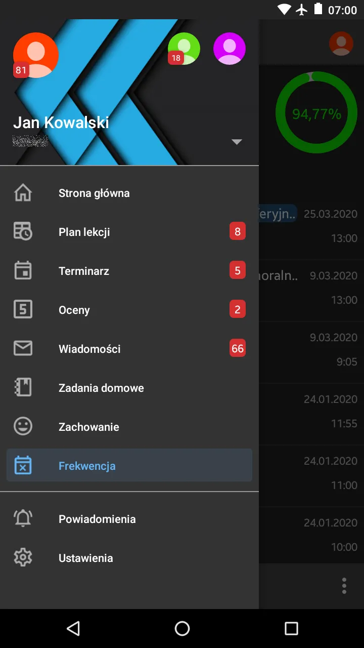 Szkolny.eu - E-dziennik | Indus Appstore | Screenshot