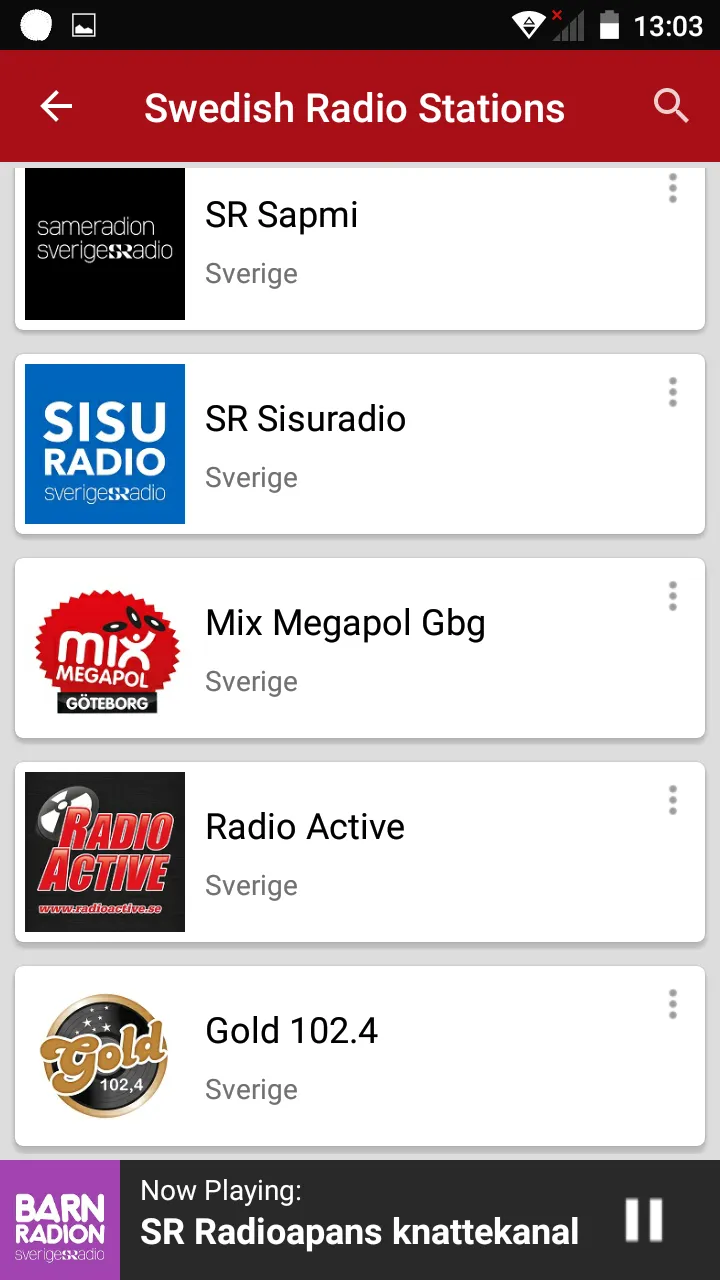 Sweden Radio Stations | Indus Appstore | Screenshot