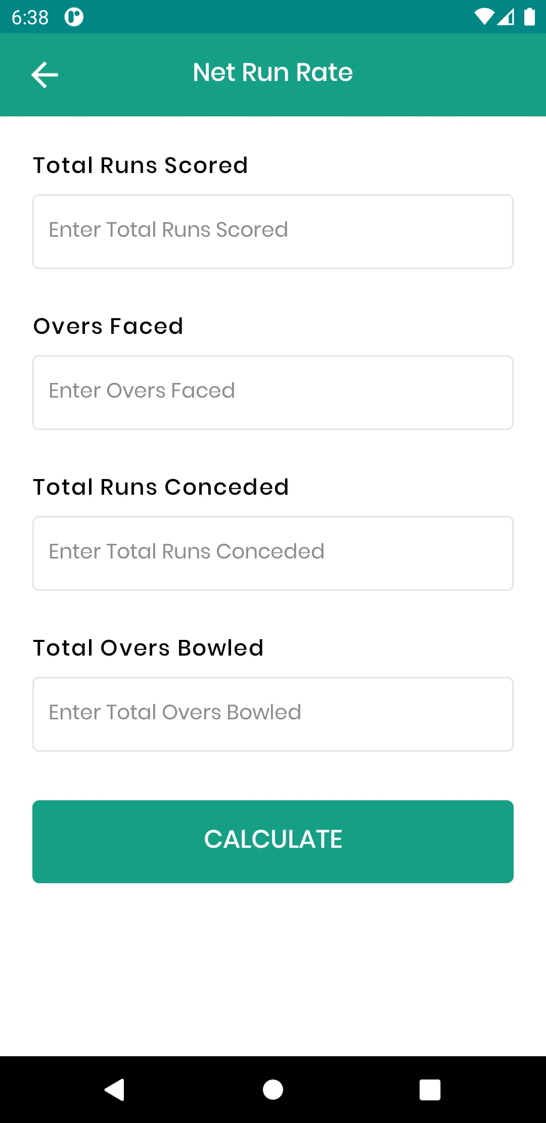 CricOvers - Cricket Calculator | Indus Appstore | Screenshot