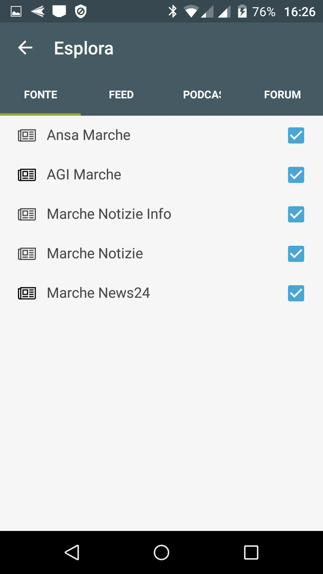 Marche notizie locali | Indus Appstore | Screenshot