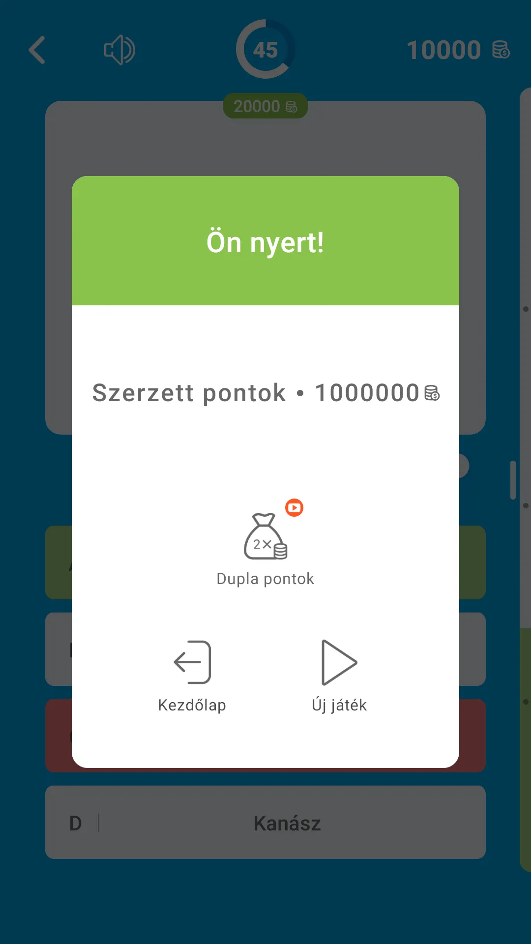 Milliomos Magyar - Quiz | Indus Appstore | Screenshot