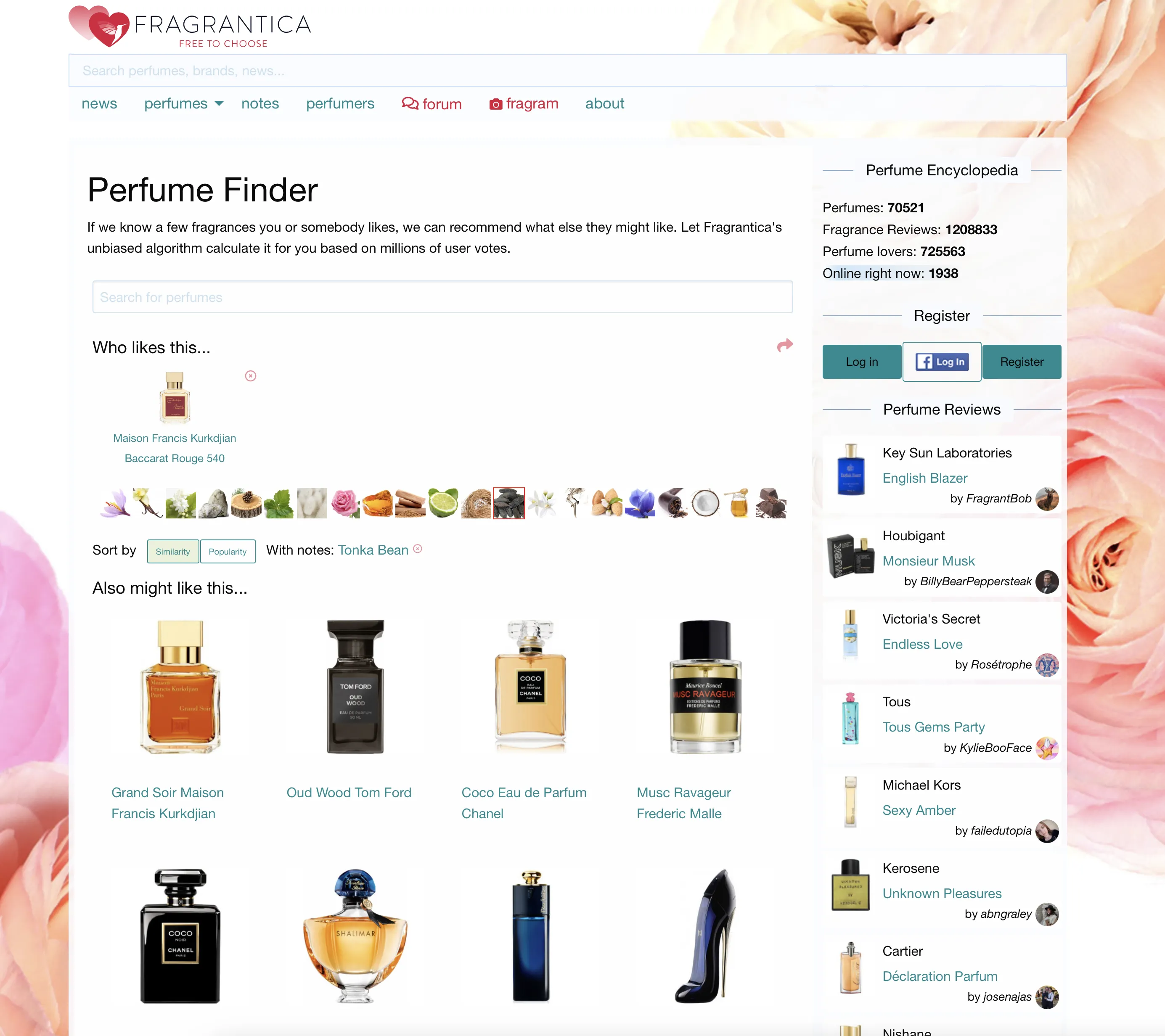 Fragrantica Perfumes | Indus Appstore | Screenshot