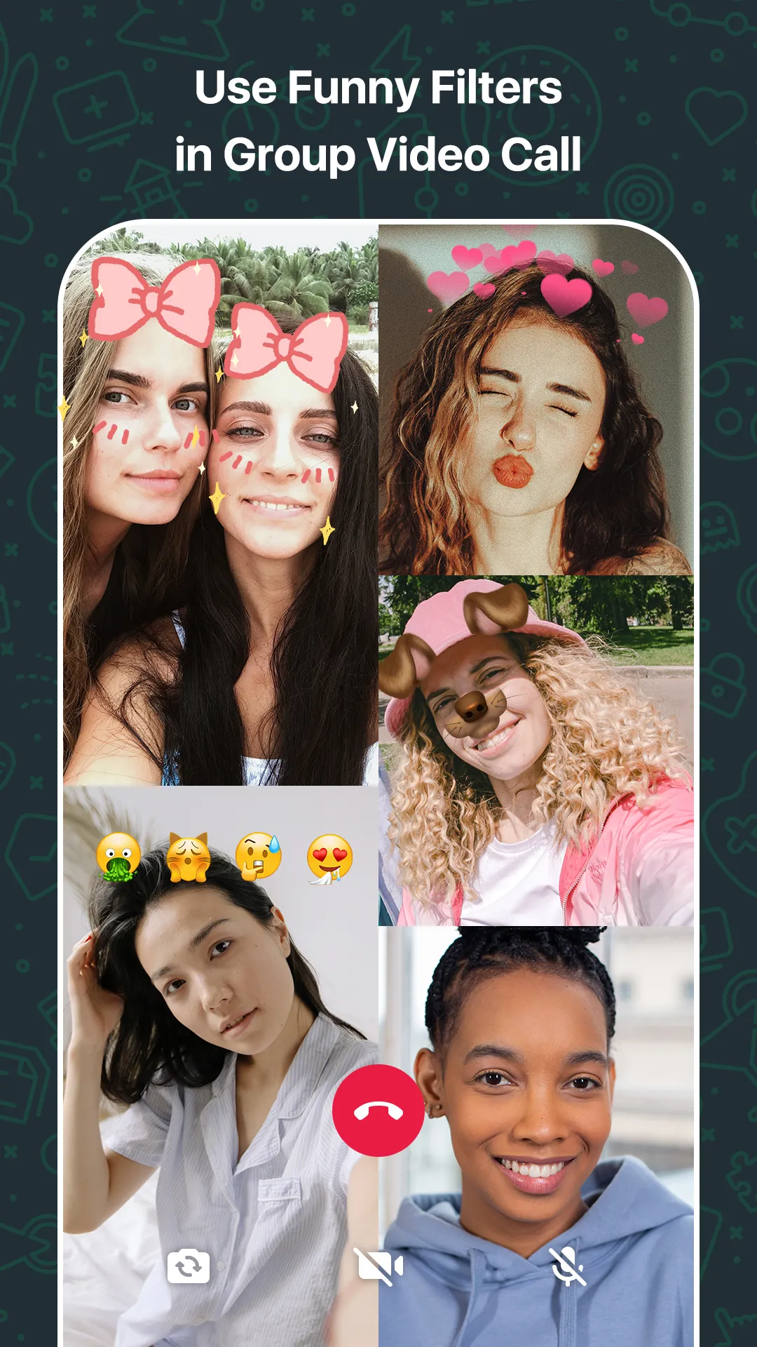 Filter Cam for WA Video Call | Indus Appstore | Screenshot