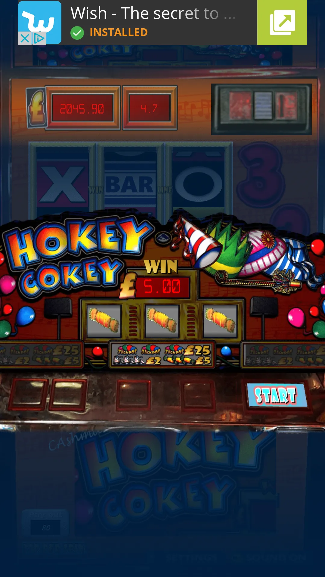 Hokey Cokey UK Slot Machine | Indus Appstore | Screenshot