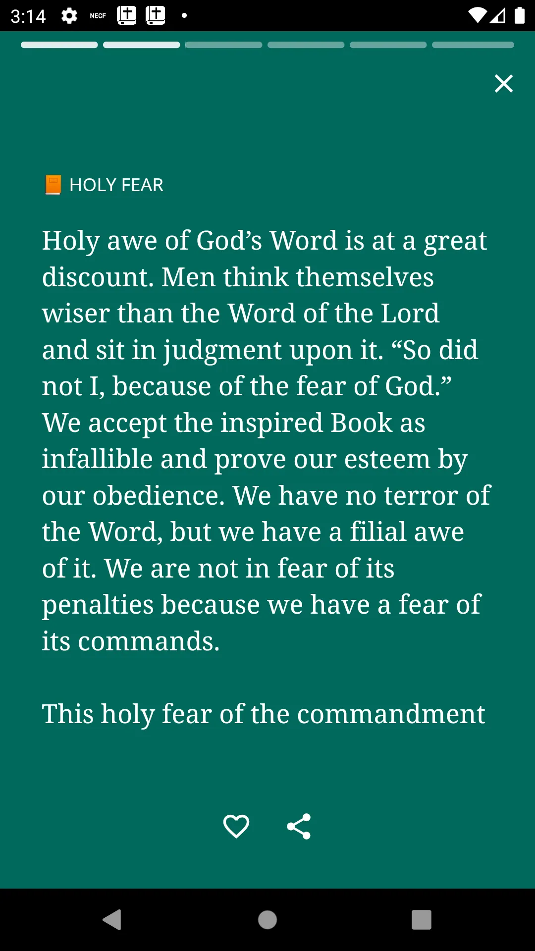 Daily Spurgeon Devotional | Indus Appstore | Screenshot