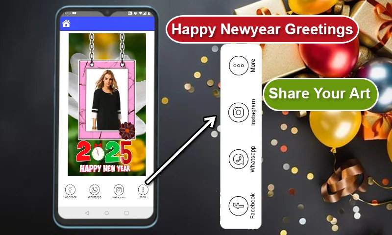 Happy Newyear Greetings | Indus Appstore | Screenshot