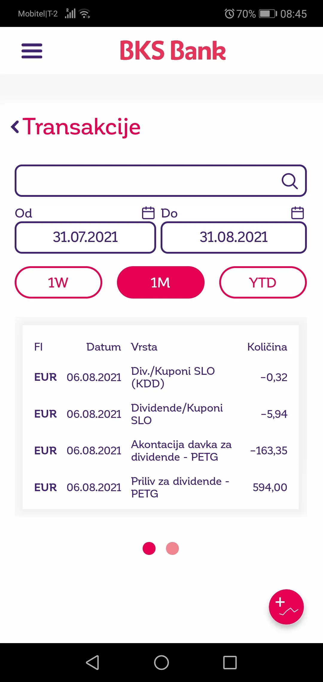 BKS mBroker Slovenija | Indus Appstore | Screenshot