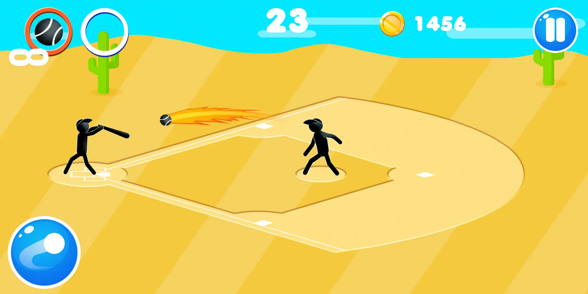 Stickman Baseball | Indus Appstore | Screenshot