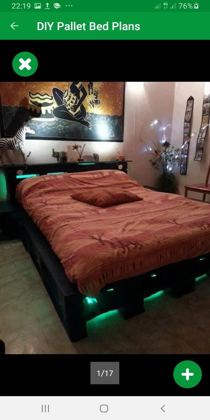 DIY Pallet Bed Plans Ideas | Indus Appstore | Screenshot