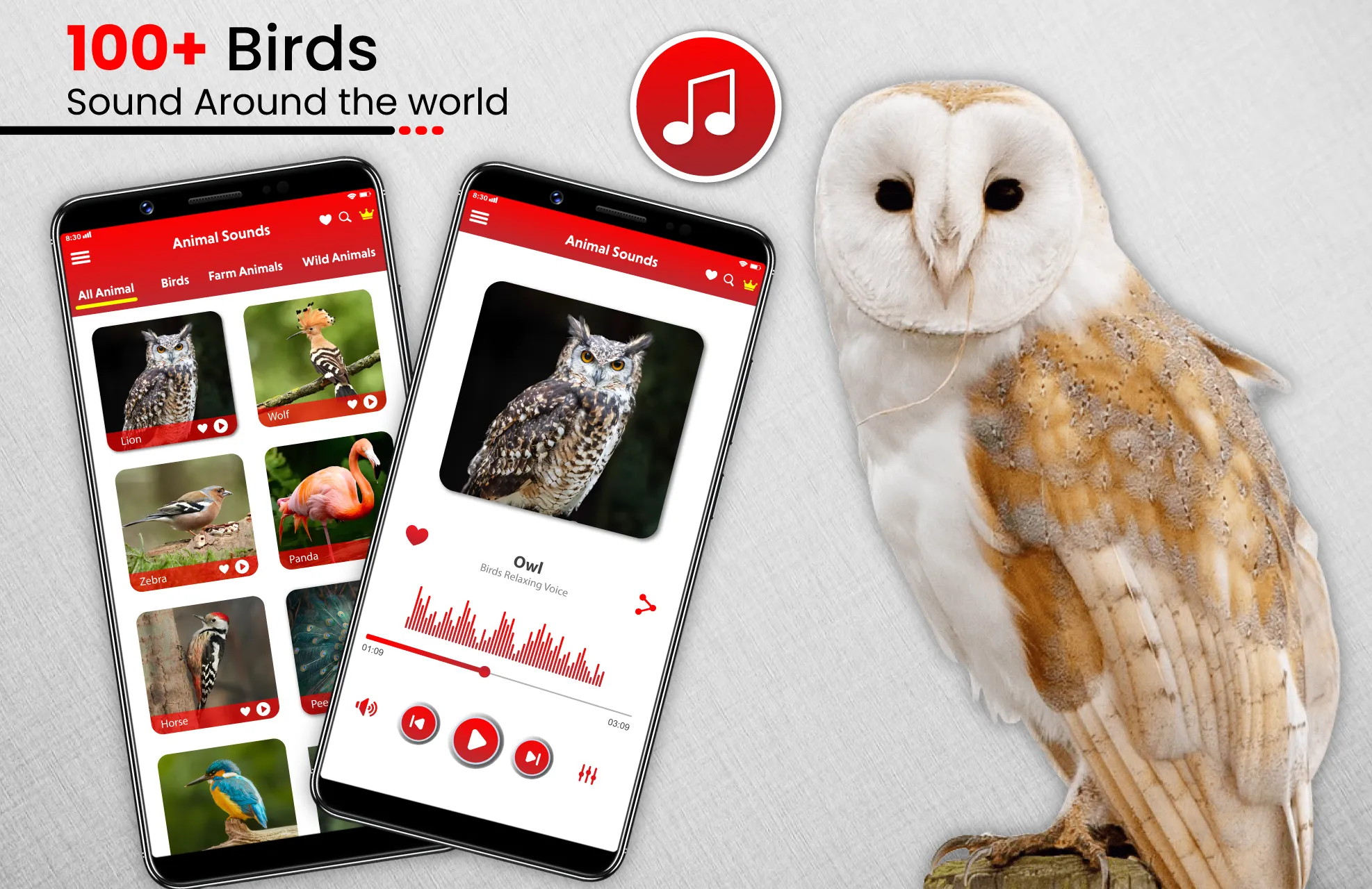 Animal Sounds Birds Ringtones | Indus Appstore | Screenshot