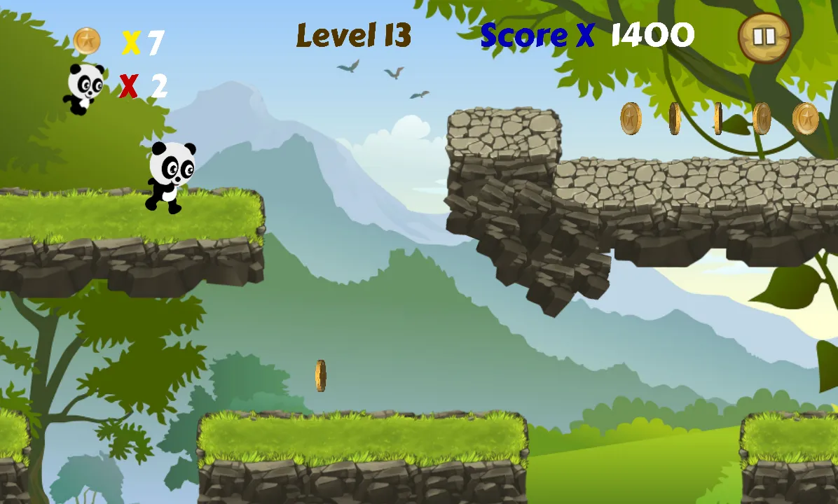 Jungle Panda Run | Indus Appstore | Screenshot