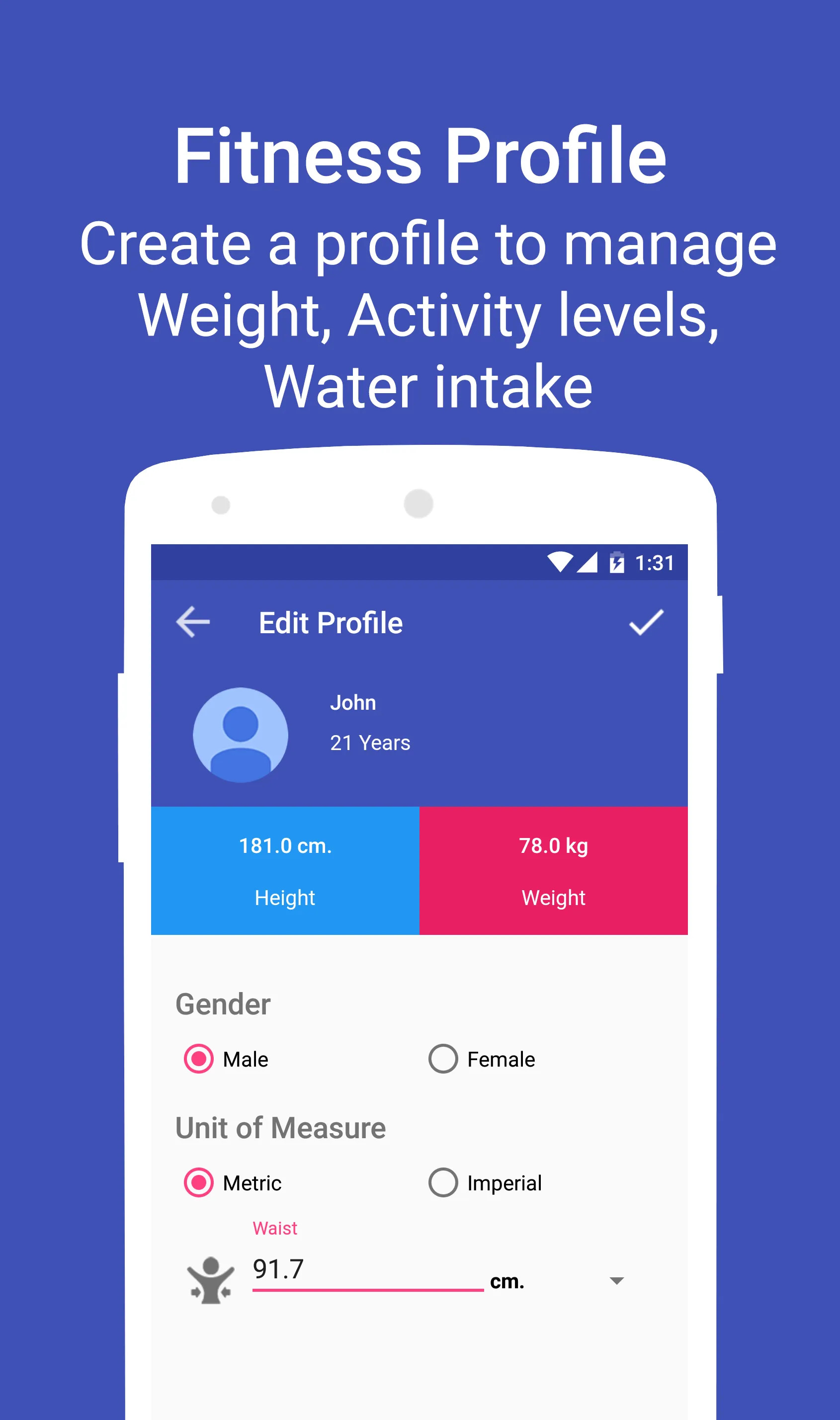 BMI Calculator Weight Tracker | Indus Appstore | Screenshot