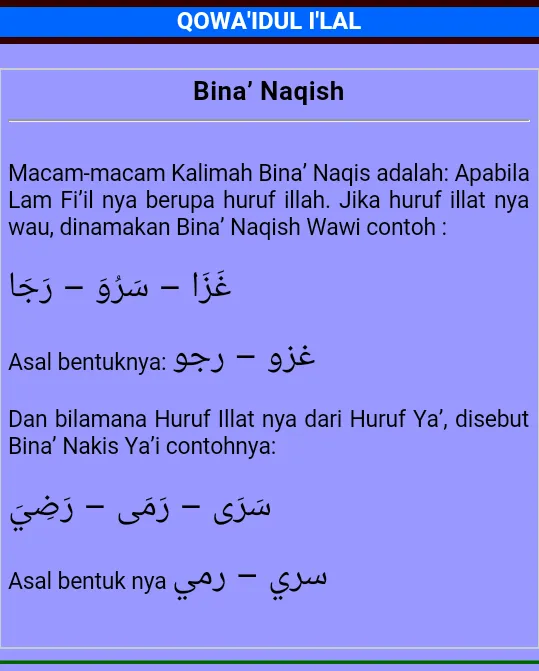 Terjemah Qowaidul I'lal | Indus Appstore | Screenshot