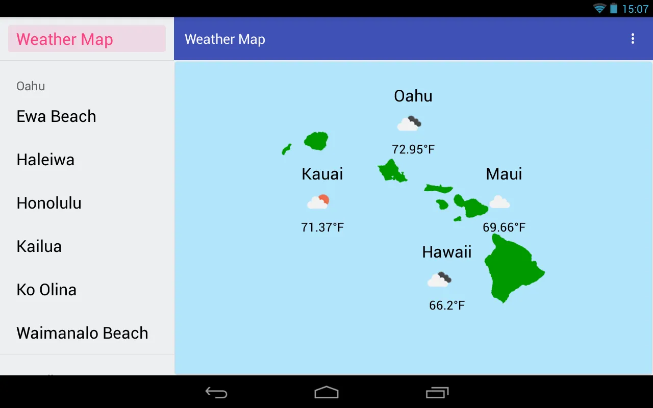 Aloha Weather | Indus Appstore | Screenshot