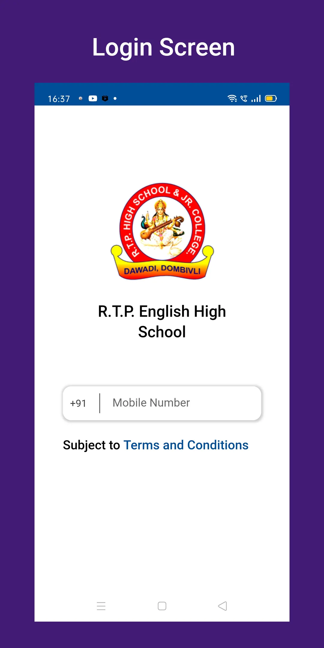 RTP English High School | Indus Appstore | Screenshot