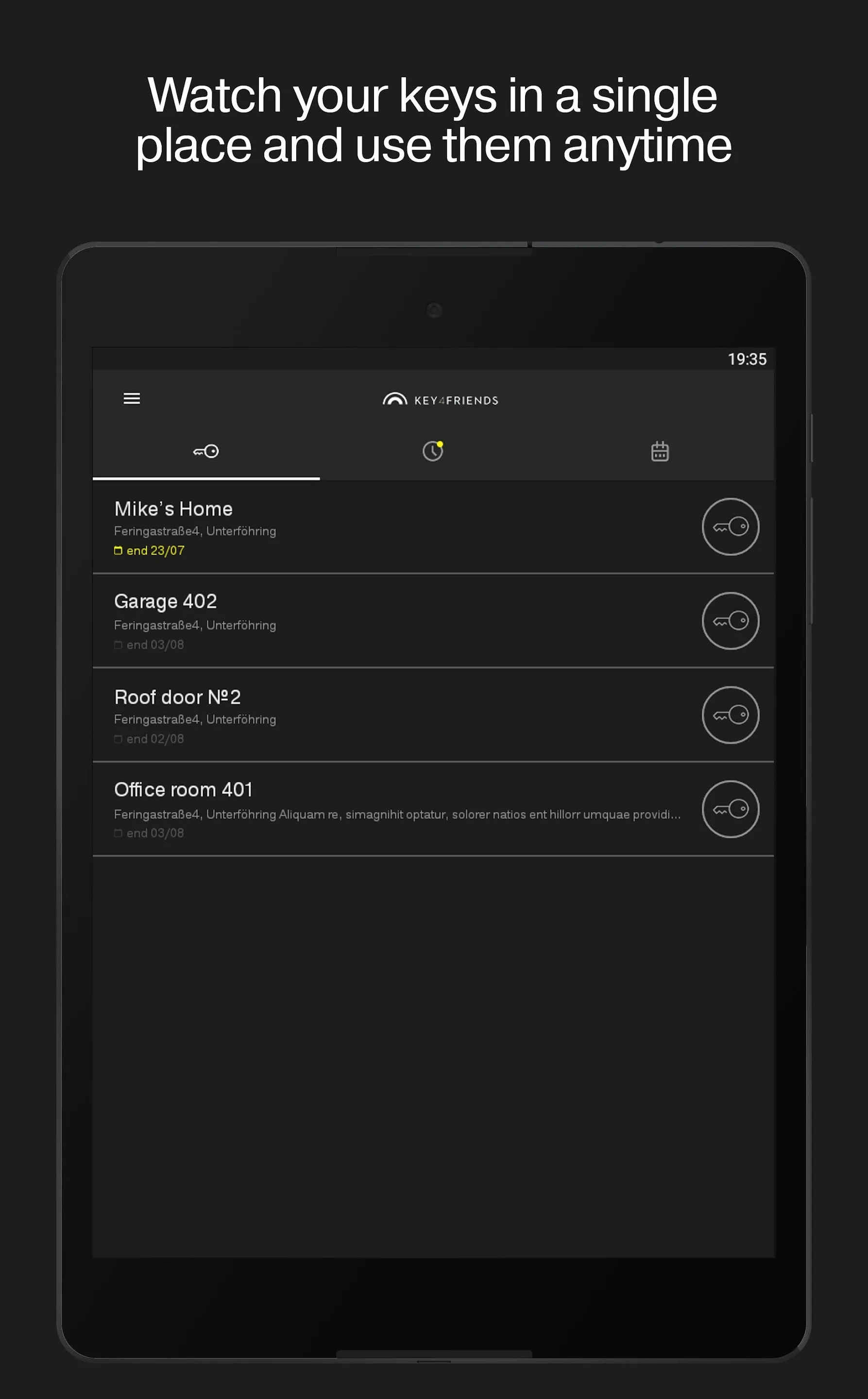 SimonsVoss Key4Friends | Indus Appstore | Screenshot