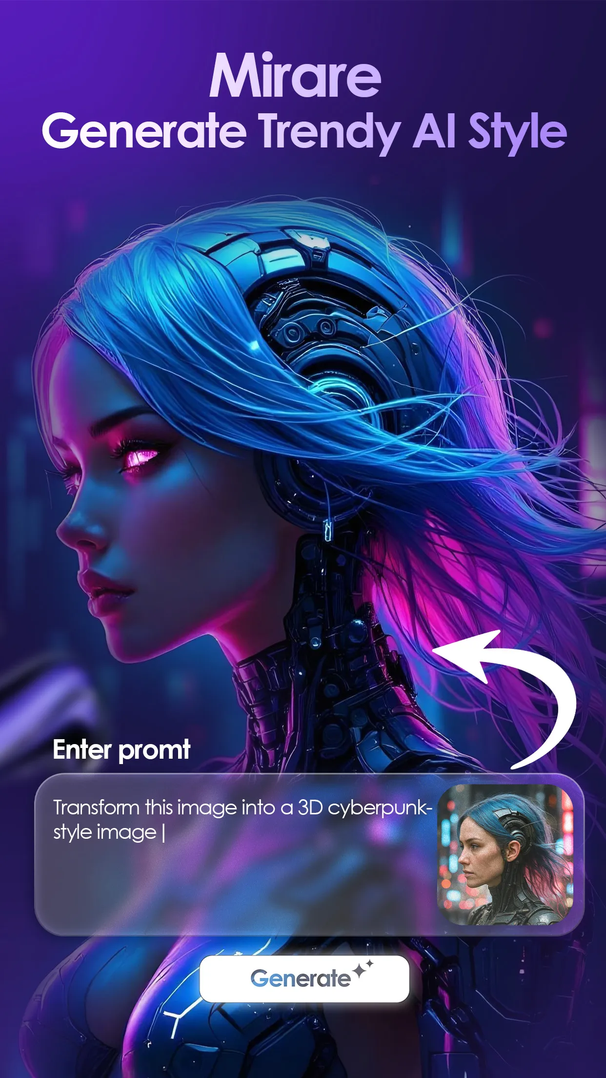 Mirare - AI Photo Editor | Indus Appstore | Screenshot