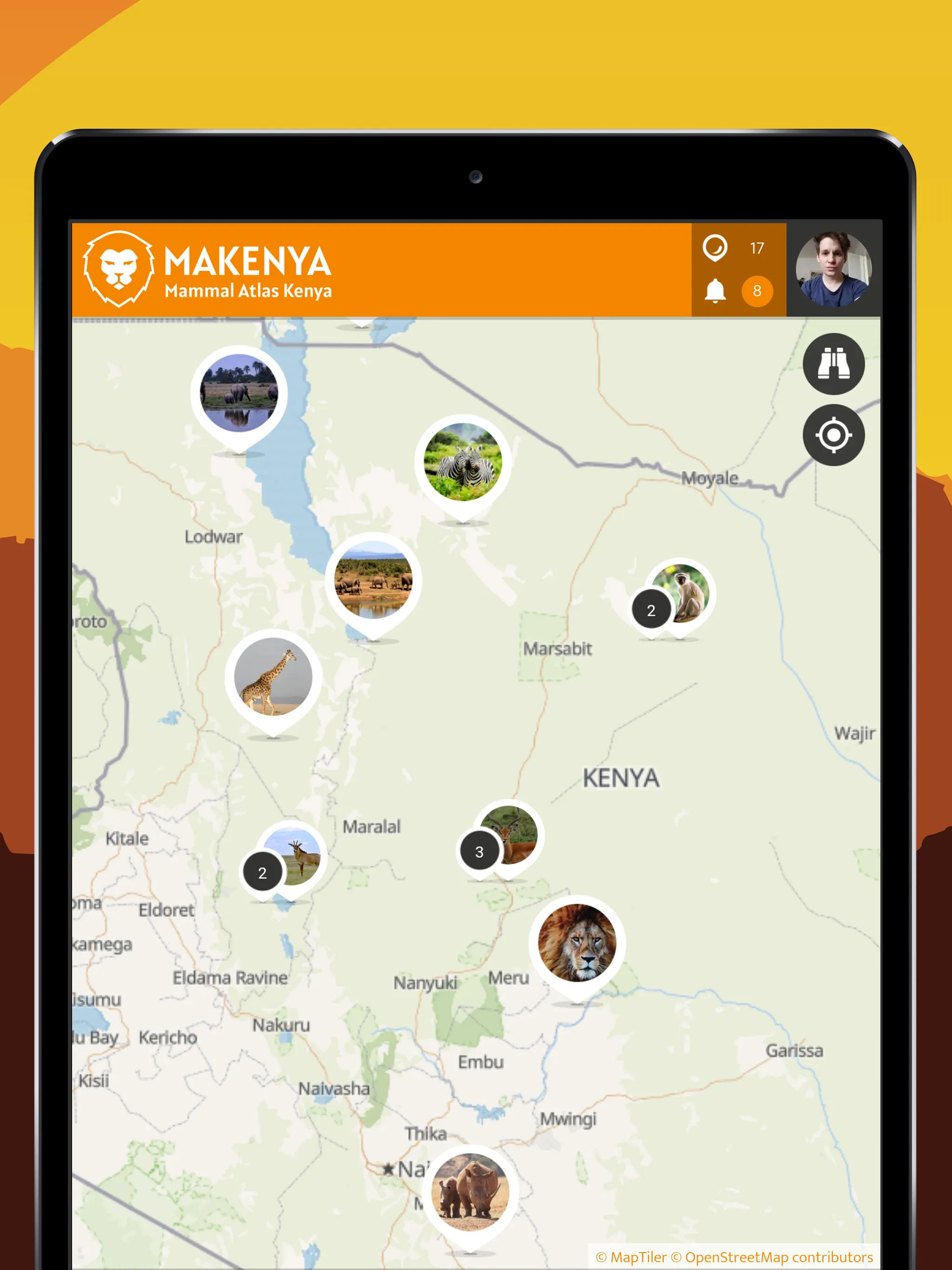 MAKENYA - Mammal Atlas Kenya | Indus Appstore | Screenshot