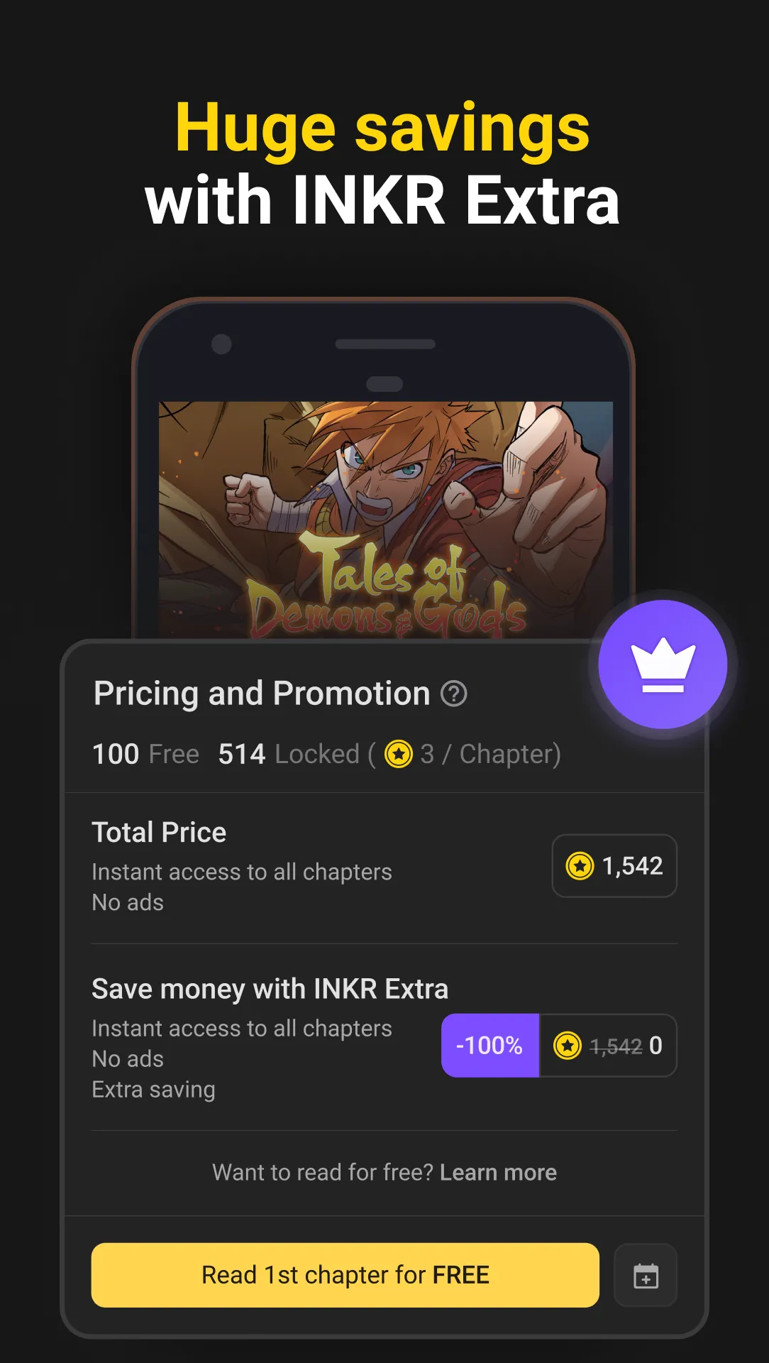 INKR — Comics, Manga, Webtoons | Indus Appstore | Screenshot