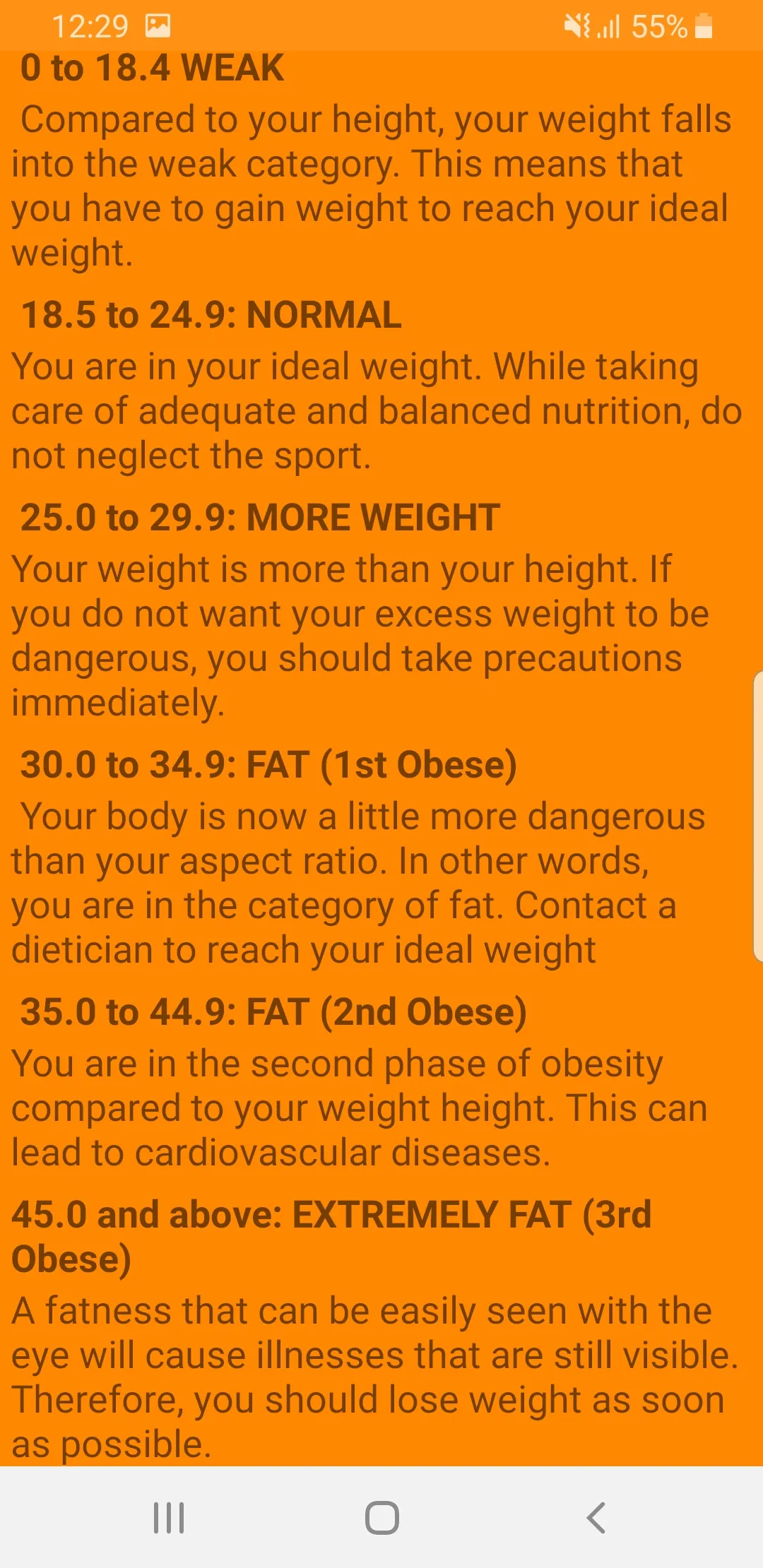 Body Mass Index (BMI) | Indus Appstore | Screenshot