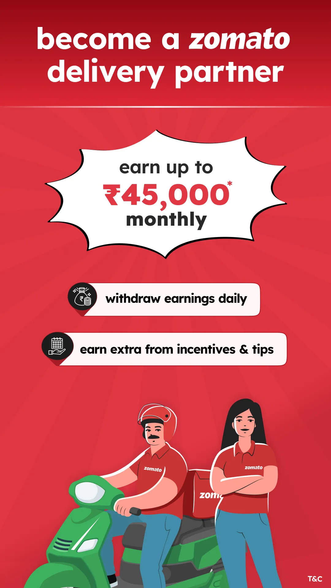 Zomato Delivery Partner | Indus Appstore | Screenshot